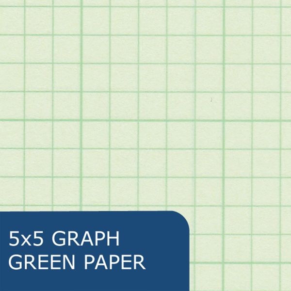 Engineer Pad 8.5"X11" Green Paper