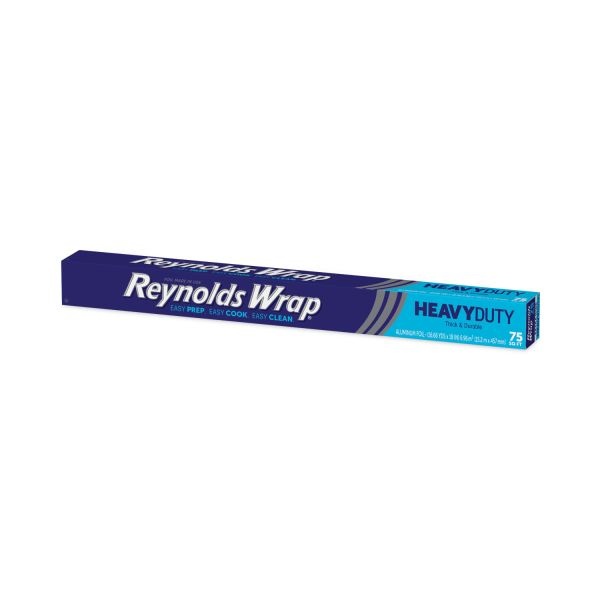 Reynolds Wrap Heavy Duty Aluminum Foil - Moisture Proof, Odor Proof, Grease Proof, Durable, Heat Resistant, Cold Resistant, Heavy Duty - Aluminum - Silver