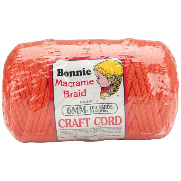 Bonnie Macrame Craft Cord 6Mm X 100Yd