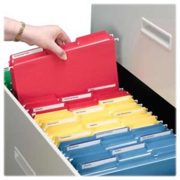 Smead Color Interior Folders, 1/3 Cut, Letter Size, Assorted Colors, Box Of 100