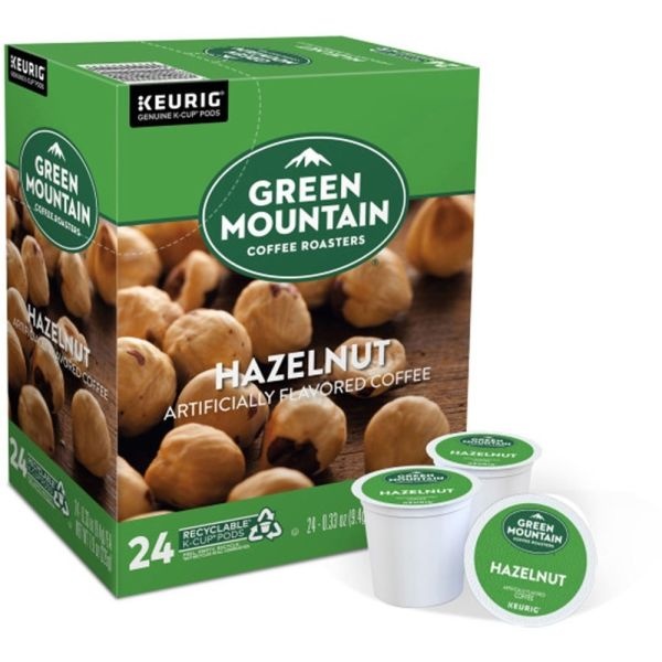 Green Mountain Coffee K-Cups, Hazelnut, Light Roast, 24 K-Cups