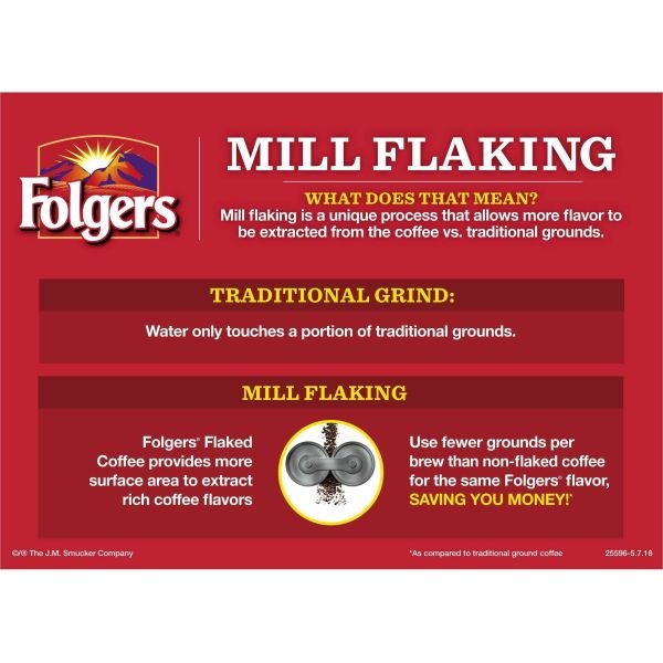 Folgers Coffee Filter Packs, 100% Colombian, Medium-Dark Roast, Each Pack Makes 8-10 Cups, 40 Packs/Carton