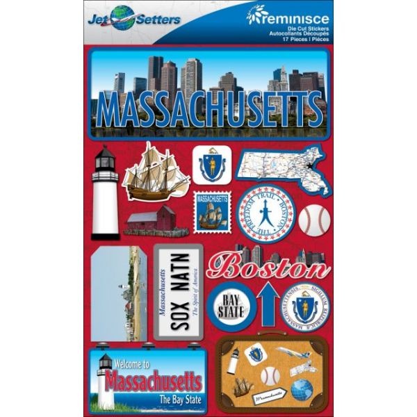 Jet Setters Dimensional Stickers