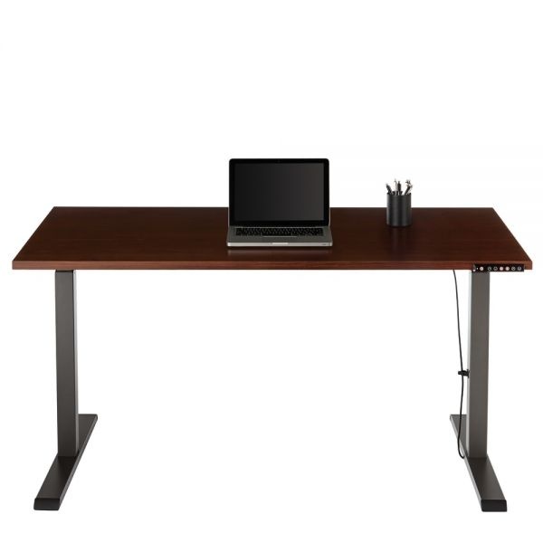 Magellan Performance Electric 60"W HeightAdjustable Standing Desk, Cherry