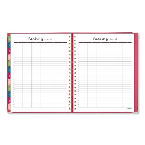 At-A-Glance Harmony Weekly/Monthly Hardcover Planner, 8 1/2 X 11, Berry, 2023 Calendar