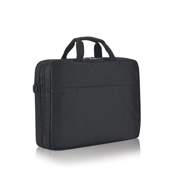 Solo New York Chrysler Briefcase For 17.3" Laptops, Black