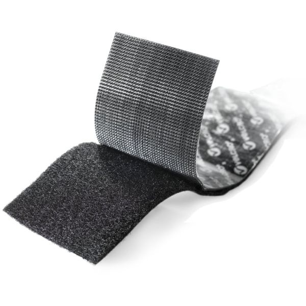 Velcro Brand Industrial Strength Velcro Self Stick Tape, 2" X 4', Black