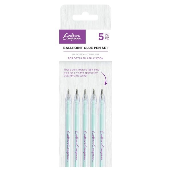 Crafter's Companion Glue Pen Set 5/Pkg