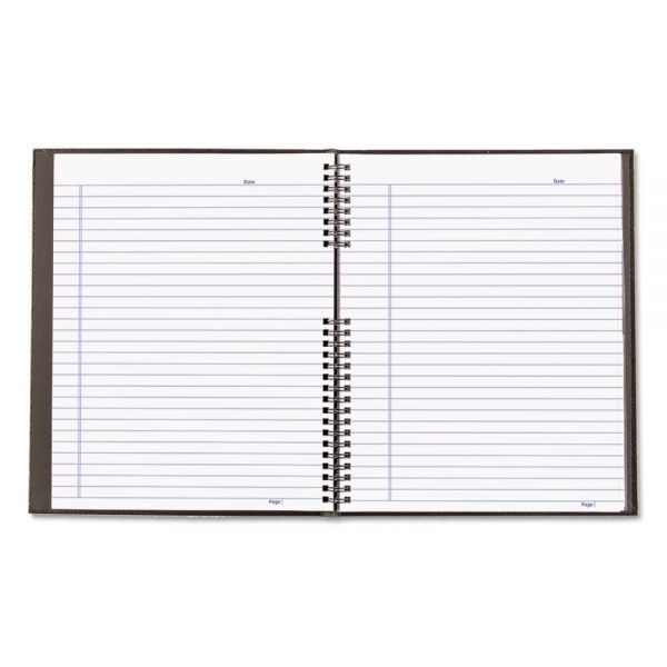 Blueline Notepro Notebook, 1 Subject, Medium/College Rule, Black Cover, 11 X 8.5, 75 Sheets