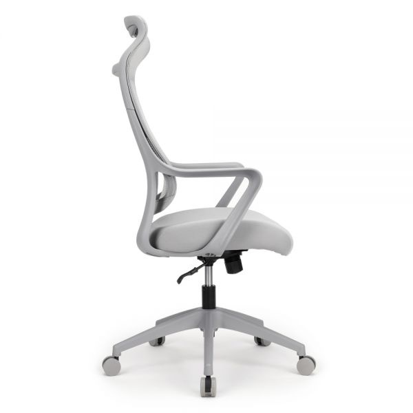 Realspace Lenzer Mesh High-Back Task Chair, Gray