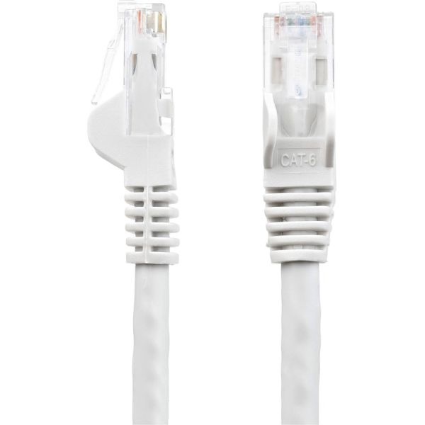 7Ft Cat6 Ethernet Cable - White Snagless Gigabit - 100W Poe Utp 650Mhz Category 6 Patch Cord Ul Certified Wiring/Tia