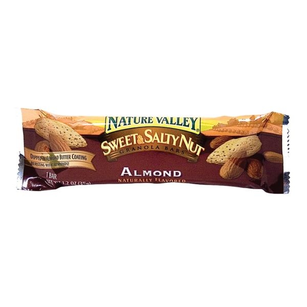 Nature Valley Sweet & Salty Peanut Bars, Almond, 1.2 Oz, Box Of 16