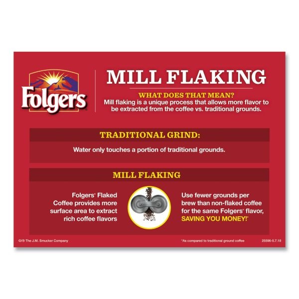 Folgers Single-Serve Coffee Packets, Classic Roast, Carton Of 42