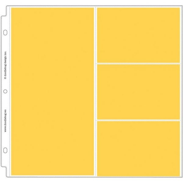 Page Protectors 12''X12'' Top Loading -For Postbound & D-Ring