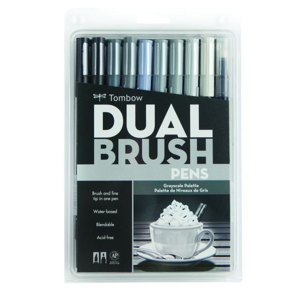 Tombow Dual Brush Pens 10/Pkg