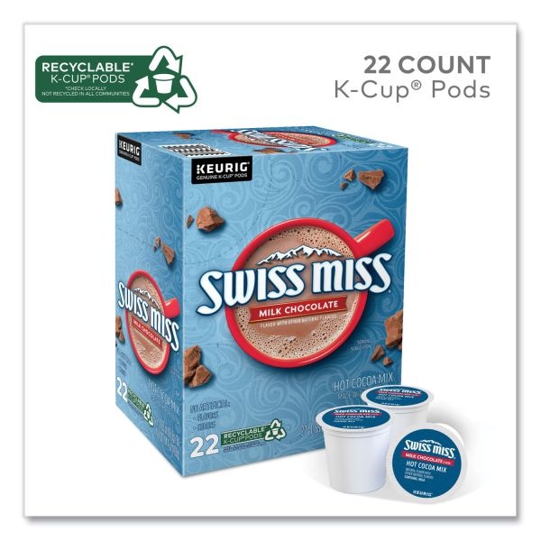 Swiss Miss Hot Cocoa Single-Serve K-Cup, Box Of 22