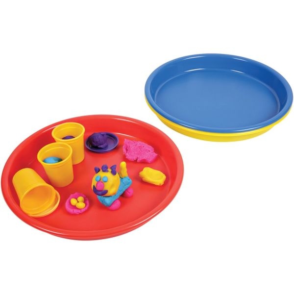 Deflecto Kids Antimicrobial Round Craft Tray