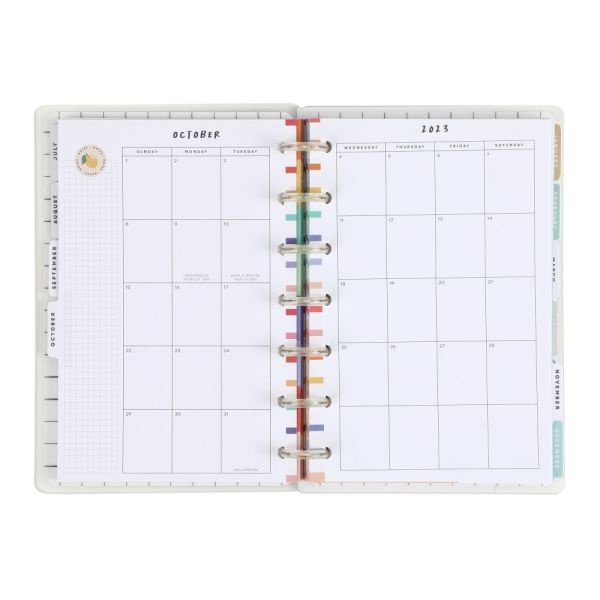 20232024 Happy Planner Monthly/Weekly Mini Planner, 43/5" X 7", Fun