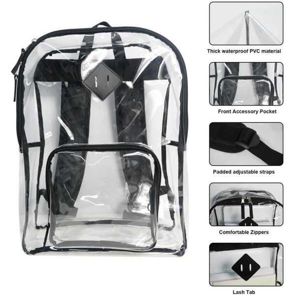 Sparco Carrying Case (Backpack) Multipurpose - Clear