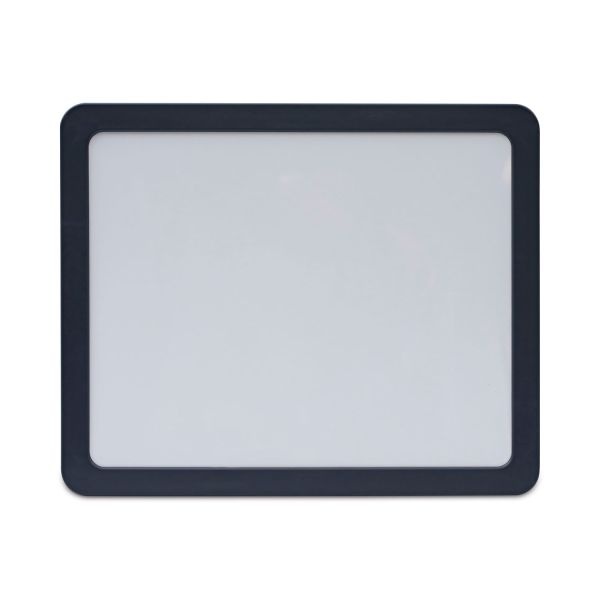 Universal Recycled Cubicle Dry Erase Board, 15.88 X 12.88, White Surface, Charcoal Plastic Frame
