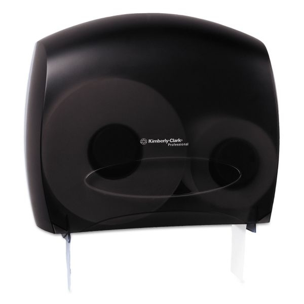 Kimberly-Clark Professional* Jrt Jr. Escort Jumbo Bathroom Tissue Dispenser, 13.33 X 5.75 X 16, Smoke