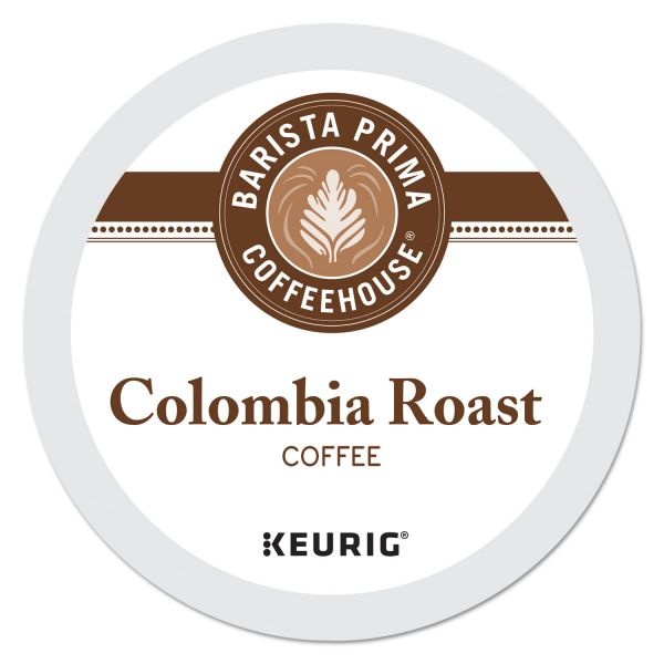 Barista Prima Coffeehouse Colombia K-Cups Coffee Pack, Medium Dark Roast, 24/Box
