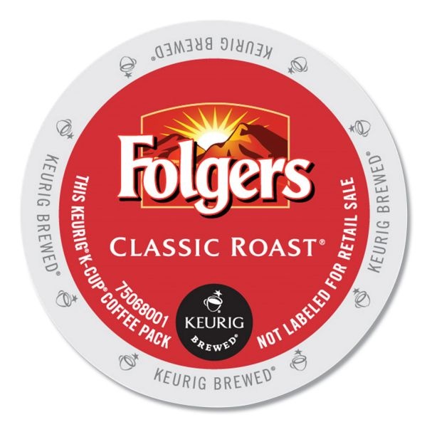 Folgers Coffee K-Cups, Classic Roast, Medium Roast, 96 K-Cups