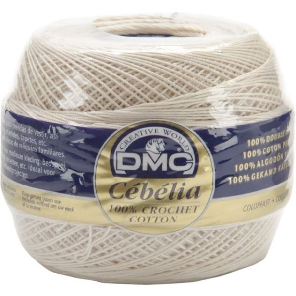 Dmc Cebelia Crochet Thread - Ecru (Ecru)