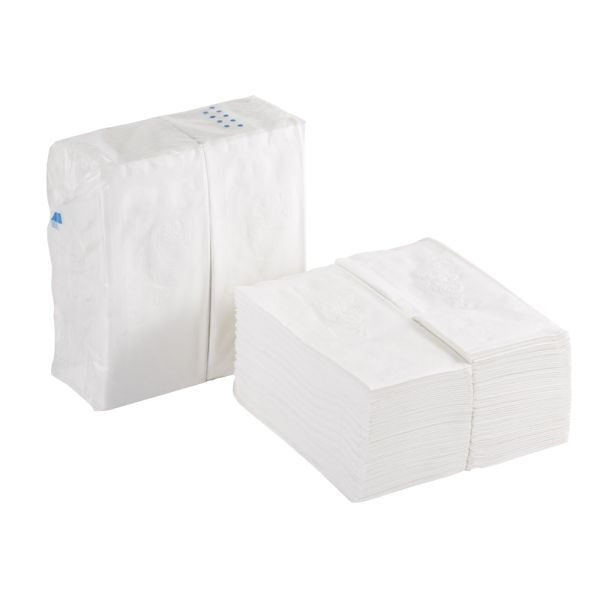 Gp Pro Dixie 1/8-Fold 2-Ply Dinner Napkins, 100% Recycled, White, Pack Of 100
