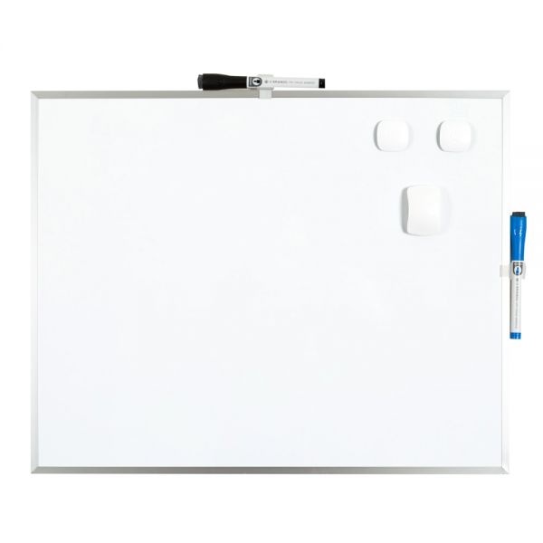 U Brands Magnetic Dry Erase Whiteboard 16 quot X 20 quot Aluminum Frame With