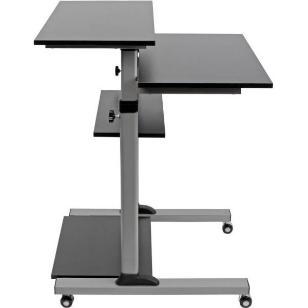 Tripp Lite By Eaton Rolling Standing Desk/Workstation On Wheels, Height Adjustable, Mobile