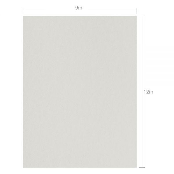 Construction Paper, 9" X 12", 100 Recycled, Stone White, Pack Of 2,000 Sheets