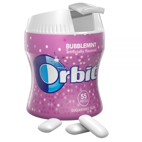 Orbit Bubblemint Gum Bottles, 2.70 Oz