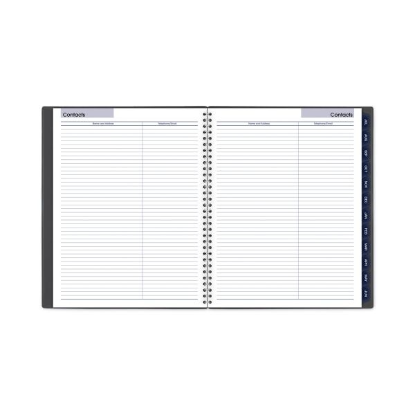 At-A-Glance Dayminder Academic Monthly Desktop Planner, Twin-Wire Binding, 11 X 8.5, Charcoal Cover, 12-Month (July To June): 2023-2024