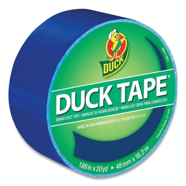 Duck Heavy-Duty Duct Tape, 1.88" X 20 Yds, Blue