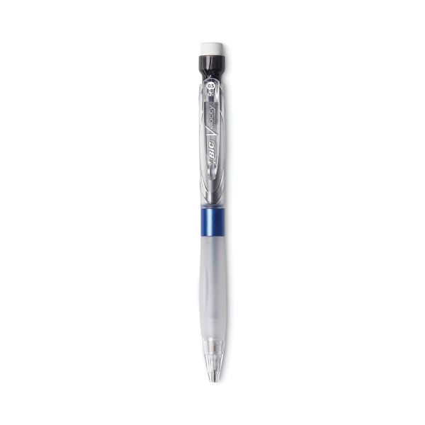 Bic Velocity Max Pencil, 0.5 Mm, Hb (#2), Black Lead, Gray Barrel, 2/Pack