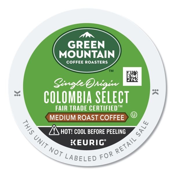 Green Mountain Coffee K-Cups, Colombian Fair Trade Select, Medium Roast, 24 K-Cups