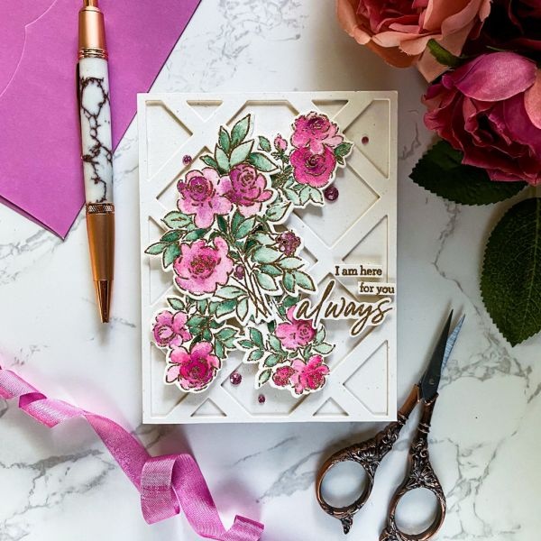 Pinkfresh Studio Clear Stamp Set 4"X12"