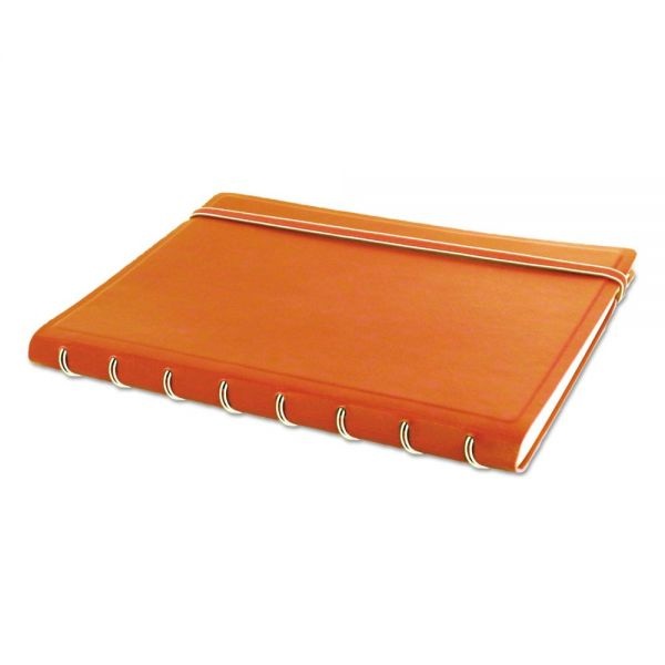 Filofax Notebook, 1 Subject, Medium/College Rule, Orange Cover, 8.25 X 5.81, 112 Sheets