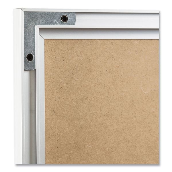 U Brands Melamine Dry Erase Board, 23 X 17 Inches, Silver Aluminum Frame