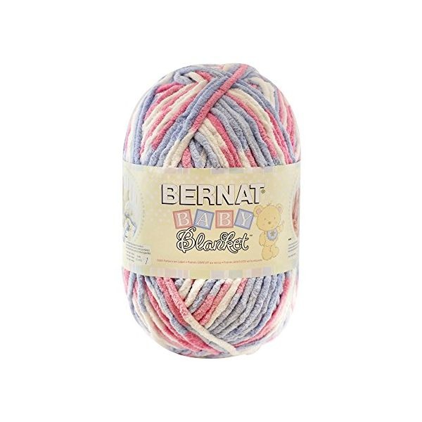 Bernat Baby Blanket Big Ball Yarn - Pink/Blue