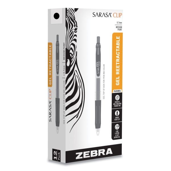 Zebra Sarasa Clip Gel Ink Retractable Pens