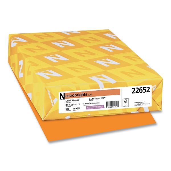 Astrobrights Color Paper, 24 Lb Bond Weight, 8.5 X 11, Punchy Peach,  500/ream