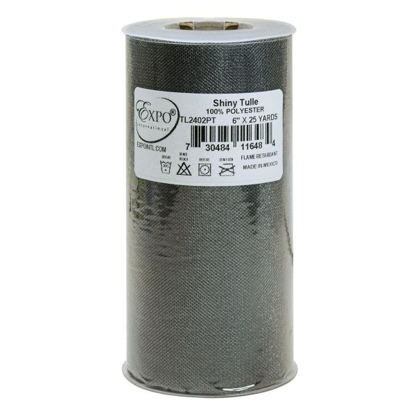 Expo Shiny Tulle 6"X25yd Spool