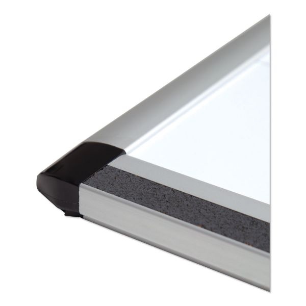 U Brands Pinit Magnetic Dry Erase Calendar Board, 35 X 23 Inches, Silver Aluminum Frame