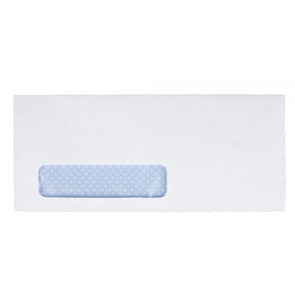 Quality Park Redi Strip Security Tinted Window Envelope, #10 (4 1/8 X 9 1/2), Peel & Seal, 500/Box