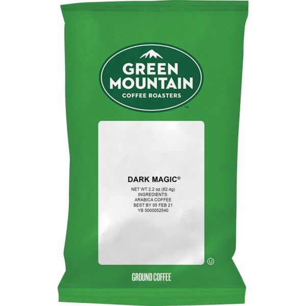 Green Mountain Coffee Roasters Dark Magic Coffee, Extra Bold, 50/Carton