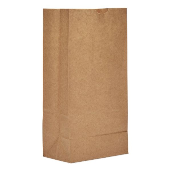 General Grocery Paper Bags, 35 Lb Capacity, #8, 6.13" X 4.17" X 12.44", Kraft, 500 Bags