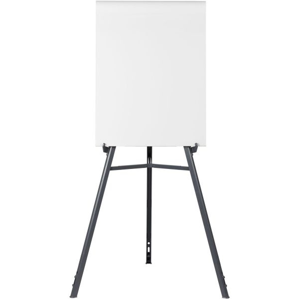 Mastervision Quantum Lightweight Tripod Display Easel, 35 7/16" To 63" High, Plastic, Black