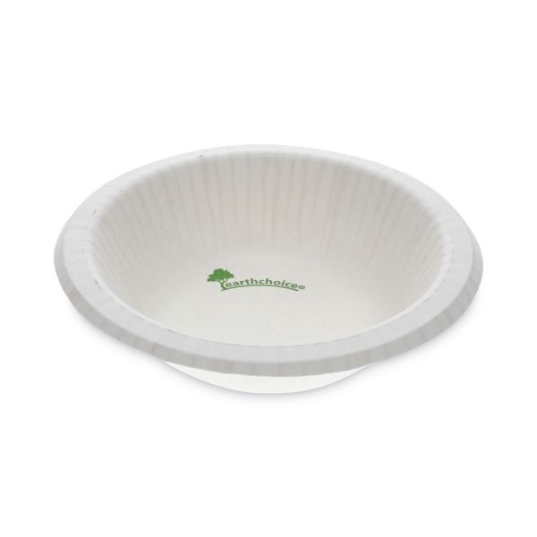 Pactiv Evergreen Earthchoice Pressware Dinnerware, Bowl, 12 Oz, White, 750/Carton